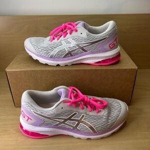 Asics GT 1000 Girl Size 7 Shoes GS Pink Running Shoes Sneakers Women Size 8.5